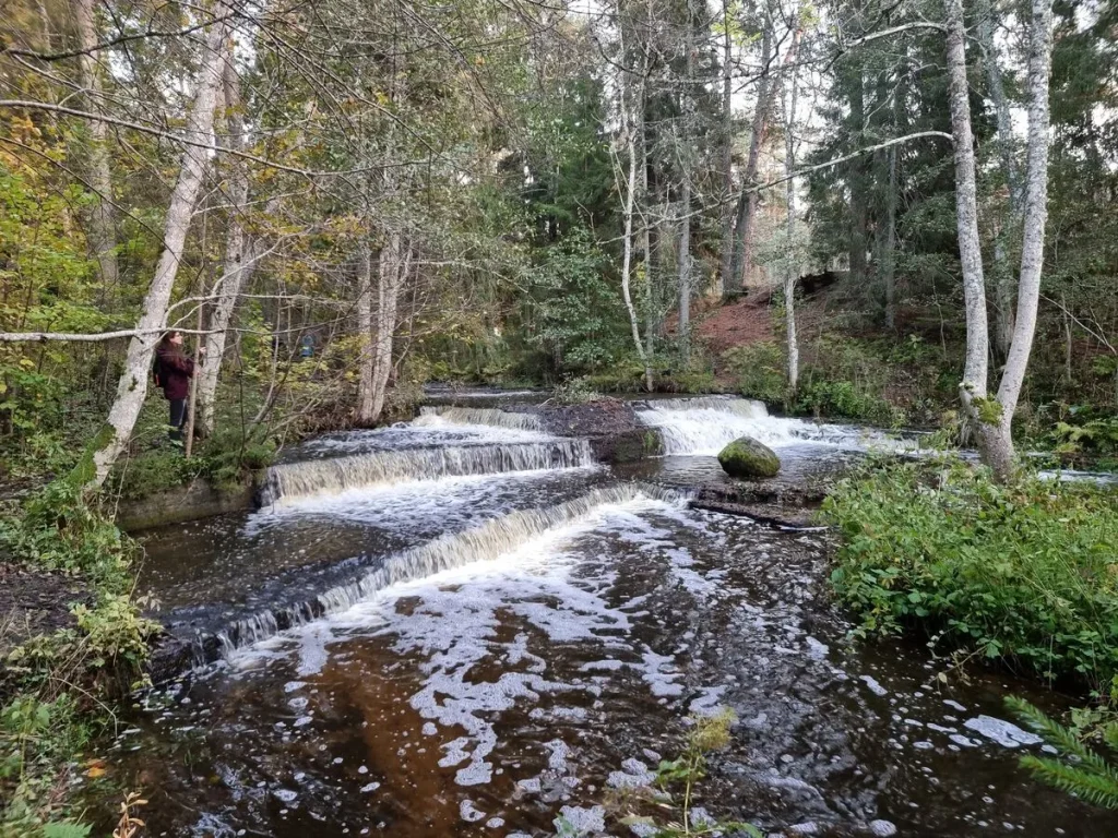 Trepojas kaskāde, iespaidīgākās pakāpes. 2023. gada oktobris.