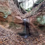 Jušu gravas ūdenskritums, 2023. gada novembris