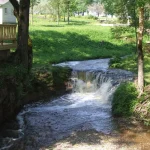 Lielvārdes Rumbiņas ūdenskritums, 2013. gada maijs