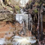 Ūdenskritums pie Māras kambariem, 2024. gada aprīlis