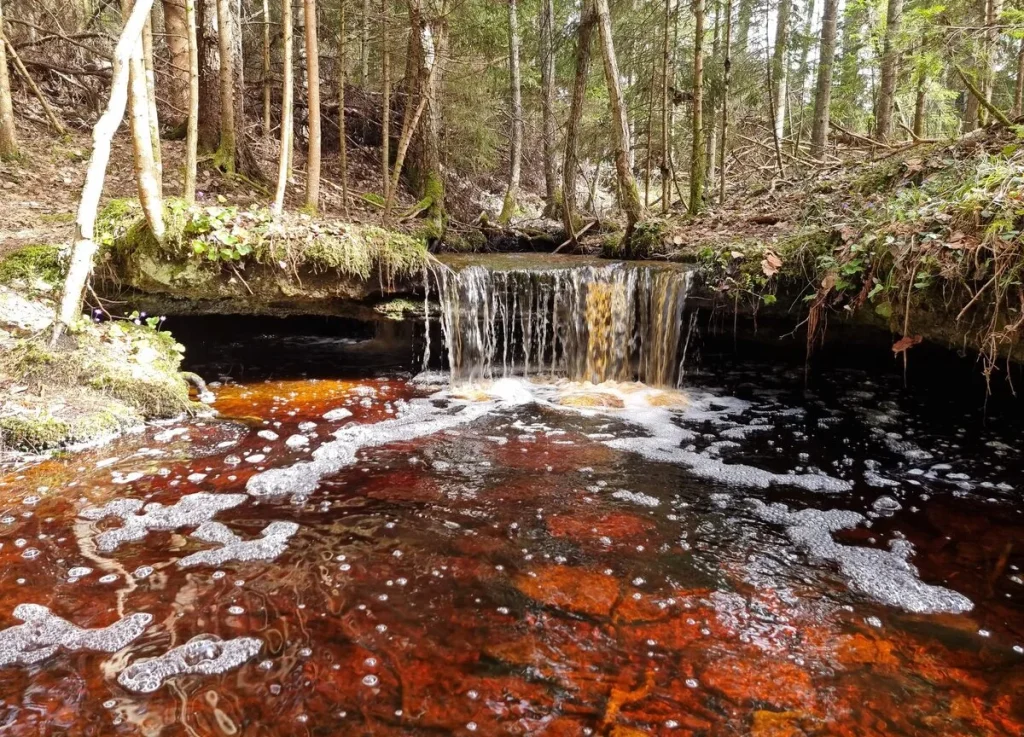Oļupītes ūdenskritums, 2024. gada aprīlis