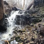 Zarvalka augšējais ūdenskritums, 2024. gada marts