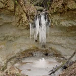 Gobdziņu gravas ūdenskritums, 2004. gada janvāris