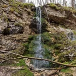 Septiņavotu Augstais ūdenskritums. 2024. gada aprīlis