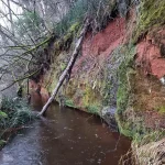 Sezonāls ūdenskritumiņš pirms Odiņiem. 2024. gada decembris.