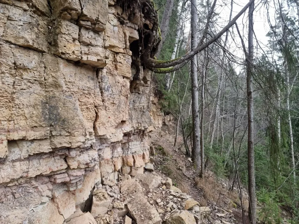 Dolomītu krauja. 2024. gada decembris.