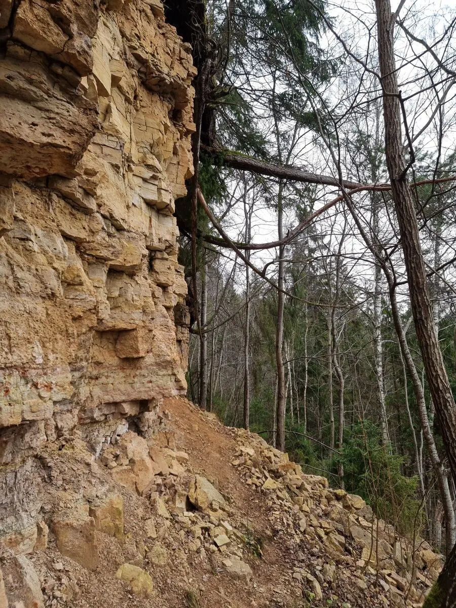 Dolomītu krauja. 2024. gada decembris.