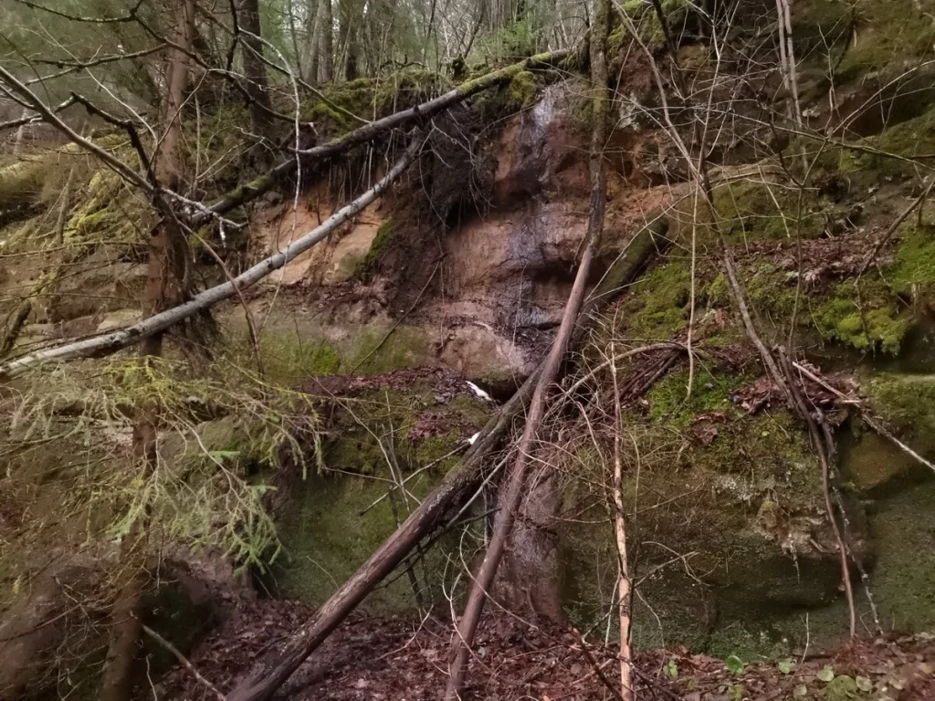 Sautas kalna vidējais ūdenskritums. 2025. gada janvāris.