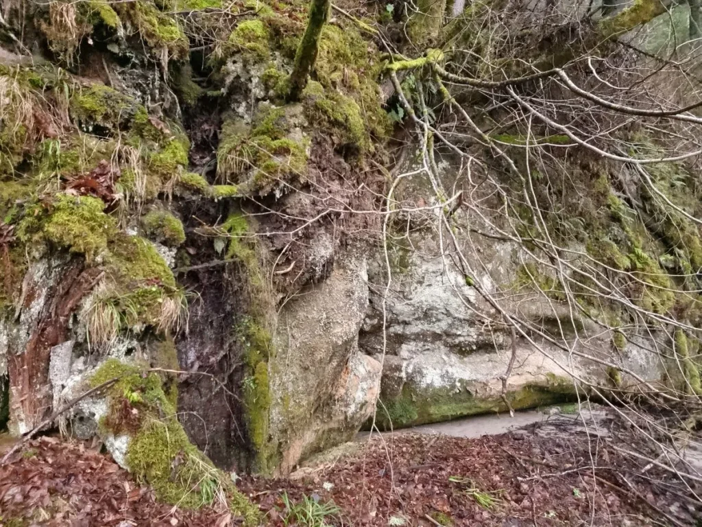 Sautas kalna Garās alas ūdenskritums. 2025. gada janvāris