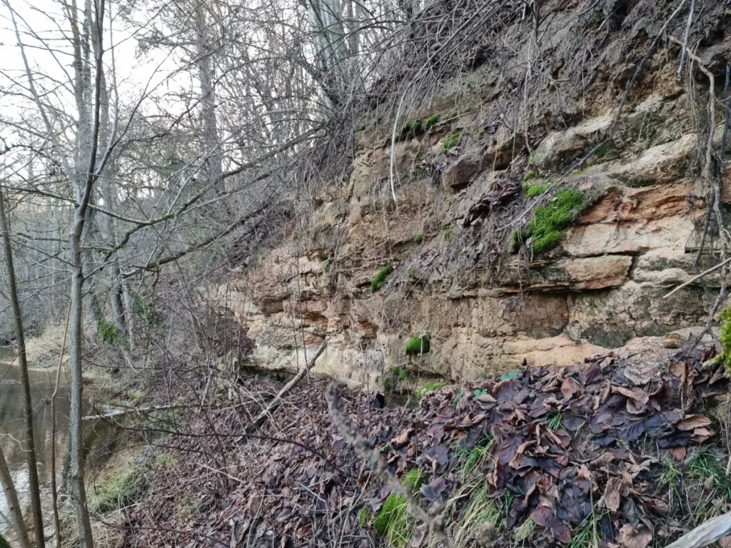 Ķurbju klintis. 2025. gada decembris.