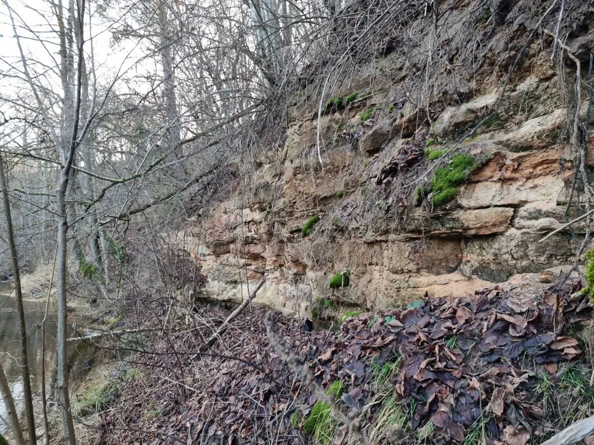 Ķurbju klintis. 2025. gada decembris.