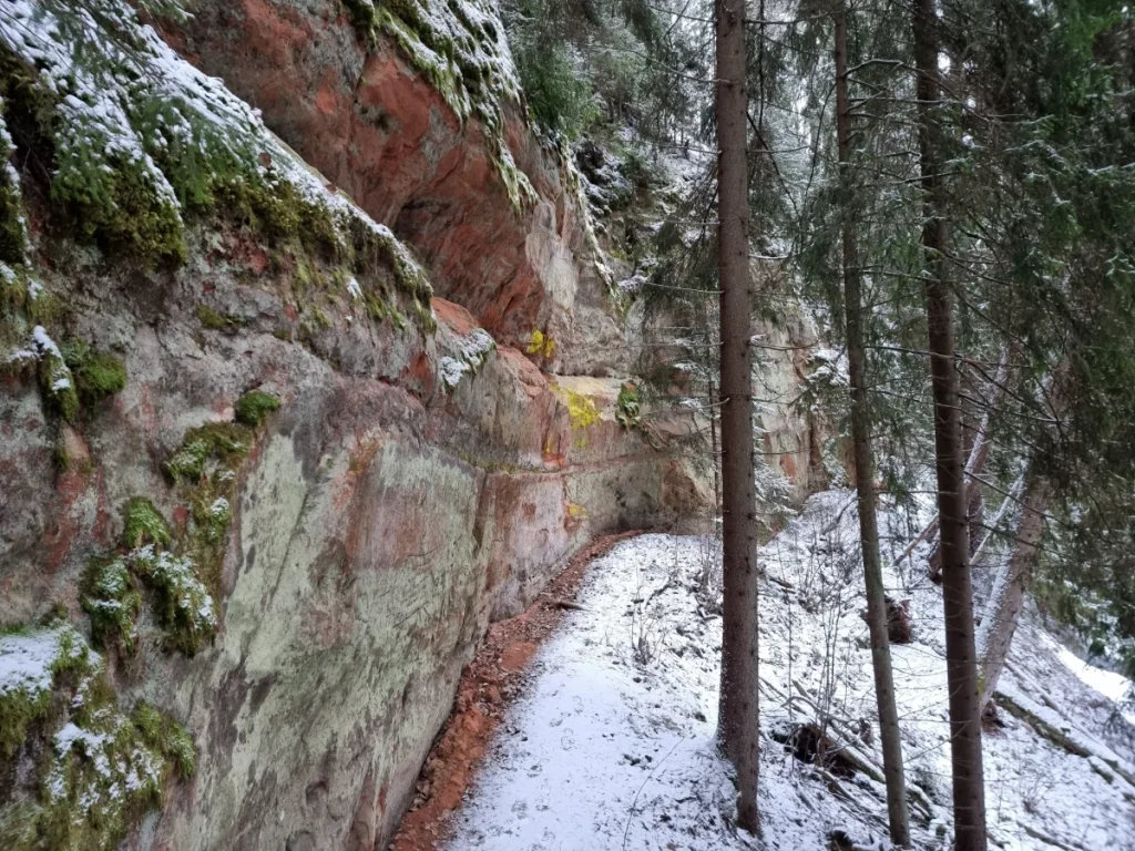 Aņītes Augstais iezis. 2025. gada decembris.